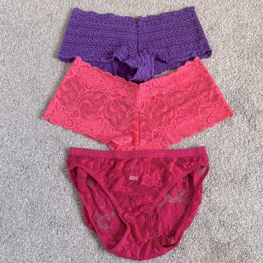 3-Pair Victoria’s Secret Vintage Panty Lot